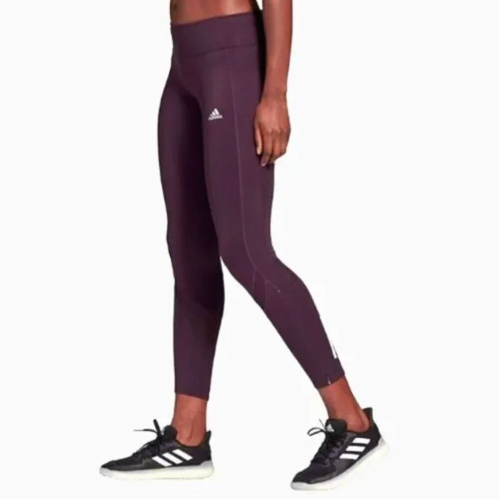 Adidas | Running Aeroready Leggings Eggplant Purple Activewear | Size Small
